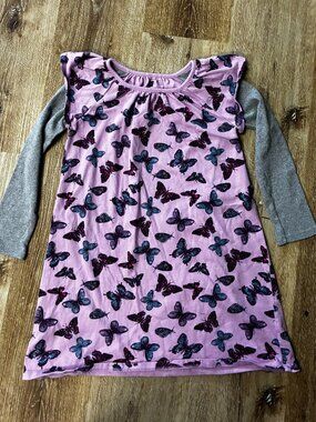 Hanna Andersson long sleeve butterfly dress